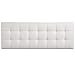 Modway Lily Tufted Faux Leather Upholstered King Headboard in White