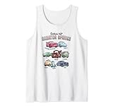 21PXCR00013A-001 Disney Pixar Cars Cast Of Radiator Springs Camiseta sin Mangas