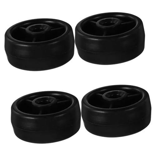 KOMBIUDA 4 piezas Rodillos Plásticos para Equipos de Ejercicio Ruedas Resistentes para Máquinas de Gimnasio Multifuncional Repuesto Duradero para Cinta de Correr y Bicicleta Estática