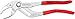 Produktbild KNIPEX Siphon- und Connectorenzange "SpeedGrip" mit rutschhemmendem Kunststoff überzogen verchromt 250 mm 81 03 250