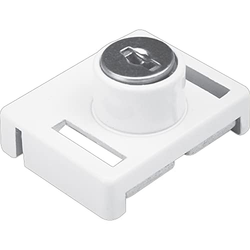 Prime-Line U 9839 1-23/32 In. White, Keyed Sliding Window Lock (Single Pack)