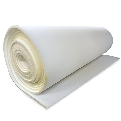 AK Trading CO. 1/4” Thick Open Cell Upholstery Foam Padding – 56” Wide – by The Yard – Soft, High-Quality Upholstery, Crafts & DIY Projects Foam by AK TRADING CO. - Used condition - US$28.03