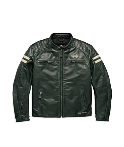 Preisvergleich Produktbild HARLEY-DAVIDSON Lederjacke Throwback, M