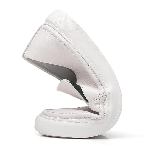 Men's Business Leather Overlay Soft Bottom Loafers Fashionable and Comfortable Moccasin Non-Slip Casual Shoes3