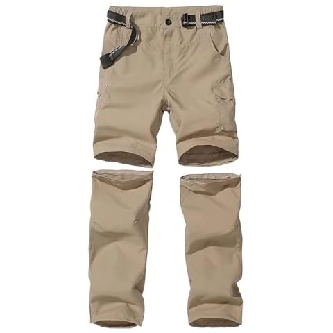 Anyanmoutn Boy's Quick Dry Cargo Pants Cover