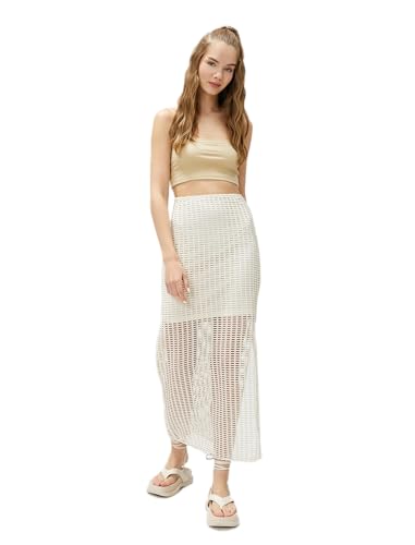 Jupe fendue en maille mesh Koton extensible et respirante