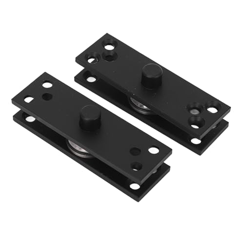 Charnière de pivot de porte en acier inoxydable noir 220LBS J-ouuo - 5