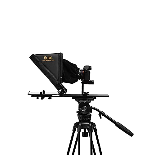 Ikan Elite Generation 2 Universal Large Tablet Teleprompter For Surface Pro & Ipad Pro, Beam Splitter 70/30 Glass (Pt-Elite-V2) - Black #TOP6