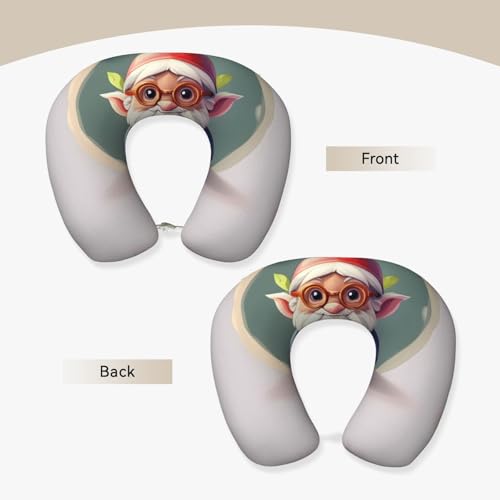 Almohada de poliéster para cuello y hombro negra miniatura 3