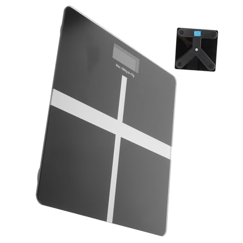 Balance de poids précise rechargeable USB maison pèse-personne écran noir