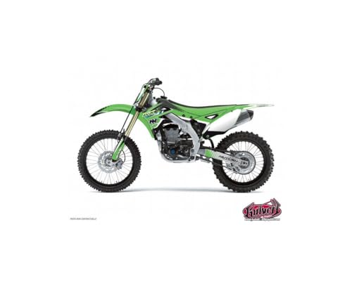 Kit deco moto cross Pulsar noir pour Kawasaki 250 KXF
