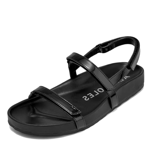 Sandales confortables au design miroir métallique avec finitions soignées pour femme