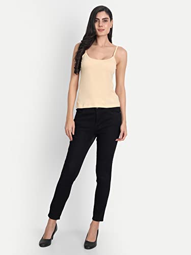 Image of Aimly Women's Regular Fit Cotton Camisole Slip Spaghetti | Combo Pack of 2