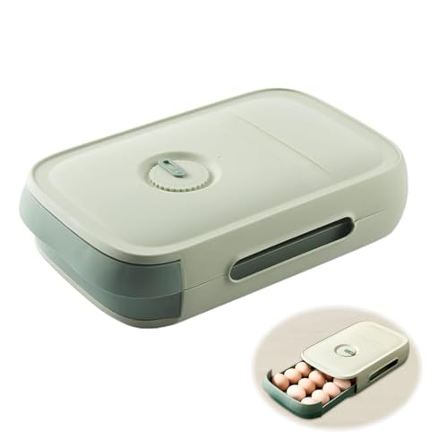 1 por Bandeja de Huevos Cajas de Almacenamiento de Huevos con Cajón Caja Envase para Huevos puede contener 18 – 20 huevos para Huevera Para Refrigerador, Caja De Almacenamiento De Huevos Frescos
