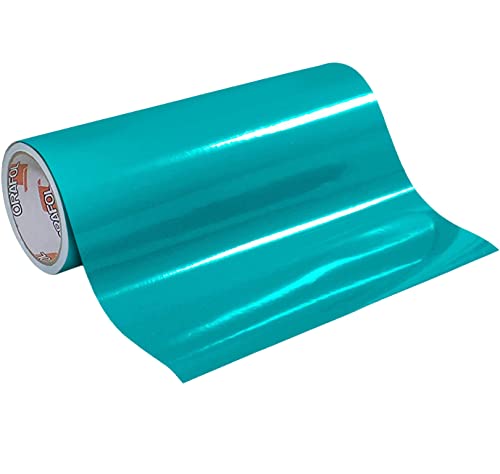 Vinyle permanent brillant 651 ORACAL bleu turquoise 30,5cm x 1,8m pour rouleau de découpe
