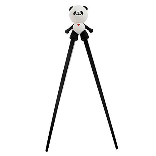 JER Chic Panda 1 Paire Chopsticks Chopsticks Cute Plastique avec Silicone Guide de Formation Aids Connecteur pour Enfants bébé Produits pour Maison/Cuisine Cover