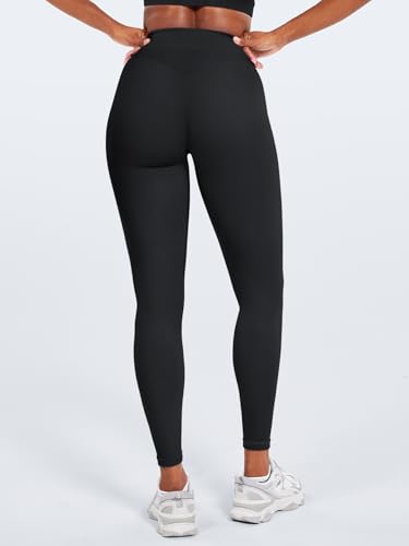 YEOREO Women Seamless Workout Leggings Gym High Waist Yoga Pants3