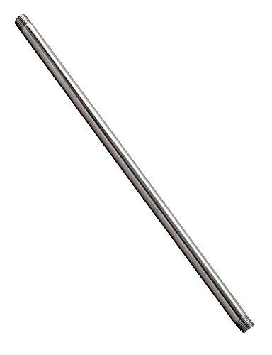 Westbrass 1/2" x 36" IPS Pipe Nipple, Polished Chrome, D12136-26