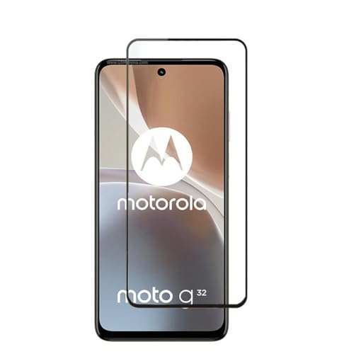 Image of Military-Grade Tempered Glass Screen Protector Compatible for Motorola Moto G32 with Edge to Edge Coverage and Easy Installation kit (Motorola Moto G32)