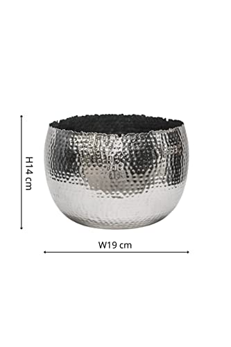 Maceta Ivyline de hierro acero negro de 19cm para interiorismo 5