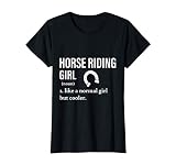 Femme Equestre Cheval Equitation Fille Nom Saut d'obstacles Saut T-Shirt