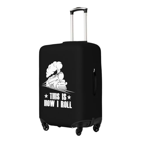 This is How I Roll Train Travel Luggage Cover Suitable for 18-32 inch Luggage Cases3