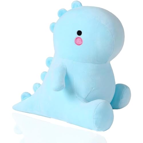 ADQPPUHR Dinosaur Plush Toys, Cute Stuffed Animal Plush Toy, Fat Dinosaur Stuffed Soft Plushies Pillows, Dinosaur Plush Doll Dino Plushies,Classroom Prizes Goodie Bag Stuffers For Kids Birthday Blue