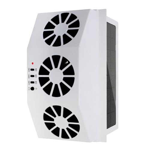 Ventilateur solaire pour voiture extracteur d'air frais lors des fêtes estivales