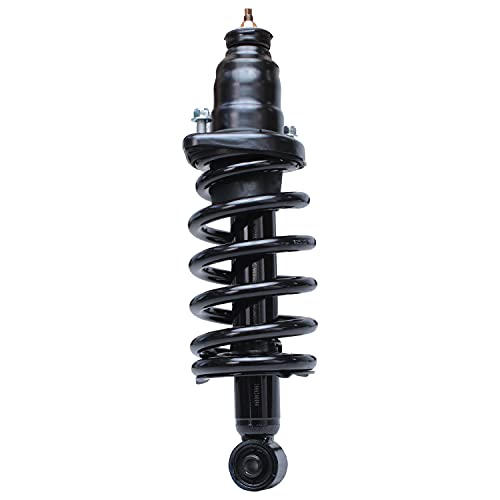 Image of Detroit Axle - Rear 2pc Struts for 2003-2011 Honda Element, 2 Struts w /Coil Spring Assembly 2004 2005 2006 2007 2008 2009 2010 Replacement Suspension