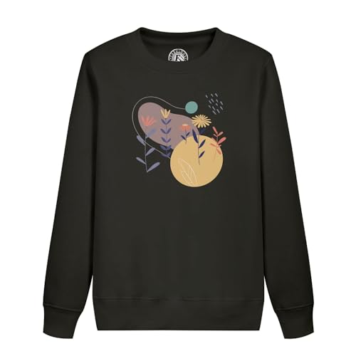Sweatshirt enfant fleurs de prairie pour les sorties nature en famille