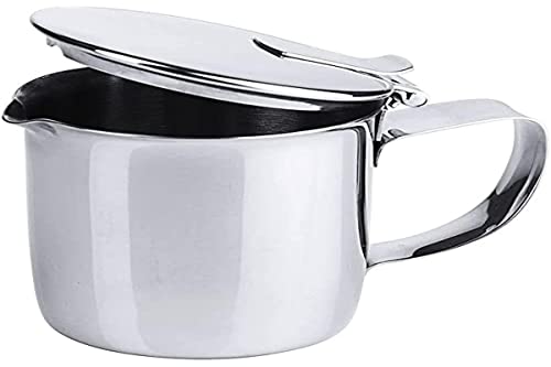 Contacto Edelstahl Sahnekännchen 15 cl mit Deckel