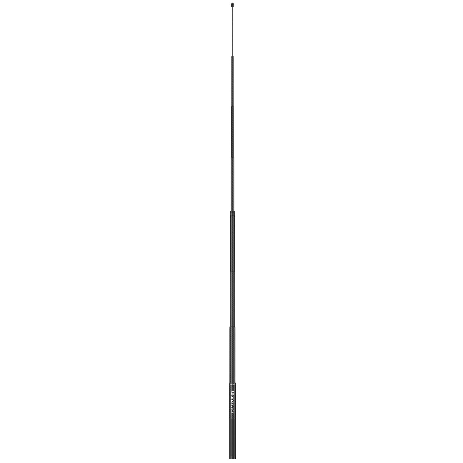 ULANZI VL02 - Palo Selfie de Fibra de Carbono para Insta360, 2.7 m para Cámara de Acción Go Pro/dji, Extensión de 1/4", Compatible con Diferentes Dispositivos, Longitud Ajustable, Grabación Submarina
