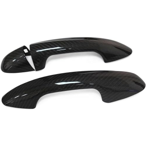 Housse de poignée de porte de voiture en fibre pour Benz Classe S W222 2014-2020
