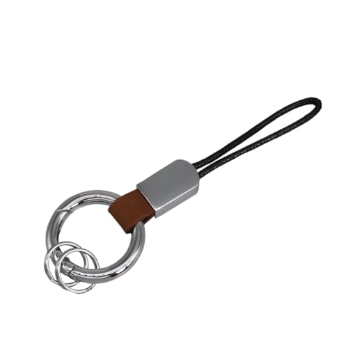 Stylish Keychain With Ring and Wrist Lanyard Key Chain for Men Women