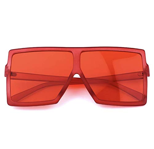W&Y YING Square Oversized Sunglasses for Women Big Large Men fashion shield4
