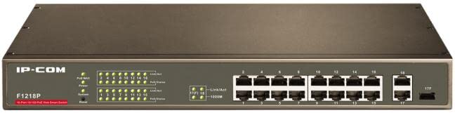 IP-COM Networks F1218P-16-250WV3.0 Switch réseau 16 Ports 10/100 MBit/s Fonction PoE