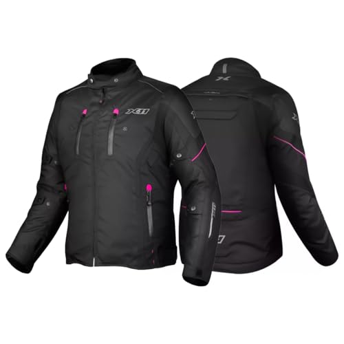 Jaqueta Para Moto Motociclista X11 Iron 3 Masculina Feminina (BR, Alfa, GG, Regular, Regular, FEMININO/ROSA)
