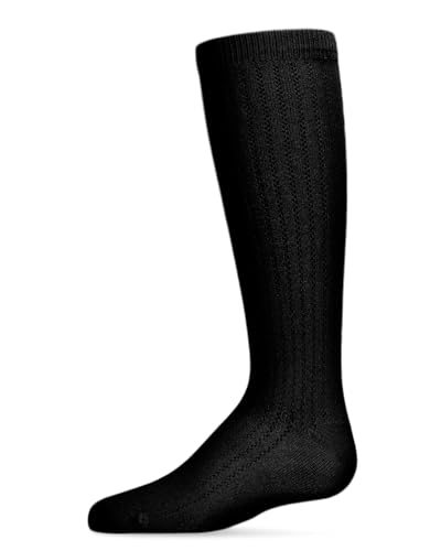 MeMoi Girls' Chain Stitch Knee High Socks