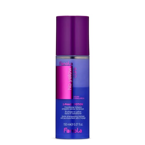 Fanola No Yellow Care 2-Phase Potion Bi-Phase Leave in Conditioner 150 ml, white