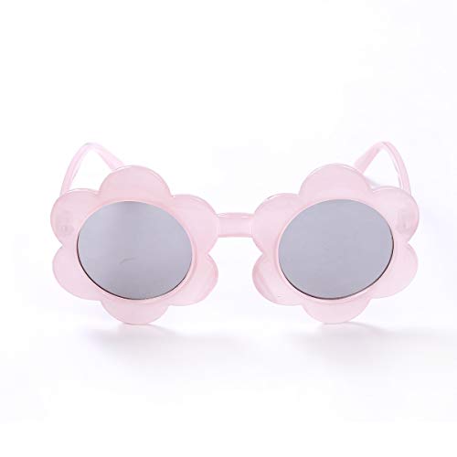 BULINGNA Fashion Toddler Kids Unisex Baby Flower Shaped Round Sunglasses Anti-UV Eyewear Glasses for Boys Girls 3-12T4