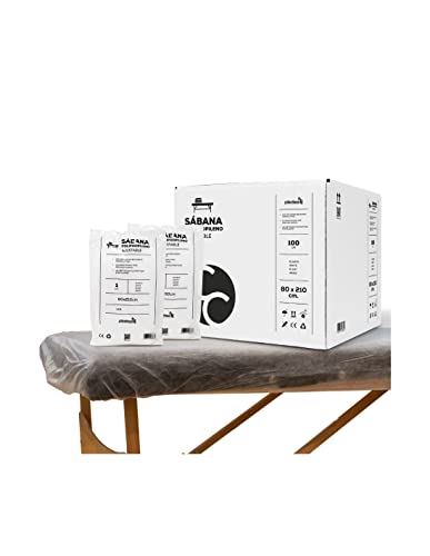 MUNTRADE Sábana para Camilla desechable Ajustable SMS 80x210 | Pack de sábanas Desechables (10 Unidades)