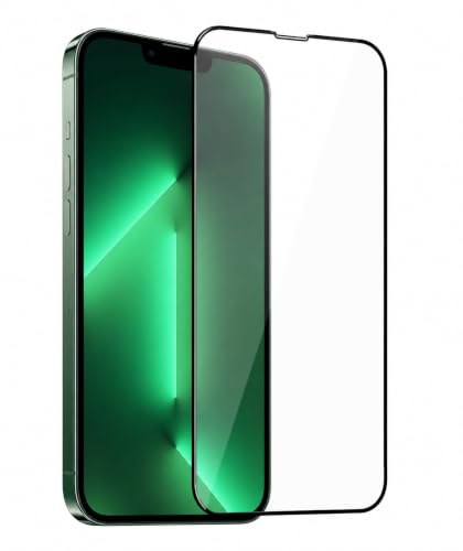 Image of Tempered glass for iPhone 13 Pro (6.1 Inch), 9H Hardness, HD Clear, Bubble Free, Case Friendly, Scratch Resistant, Screen Protector Full HD Quality, Edge to Edge Coverage, Easy Installation (iPhone 13 Pro), Pack of 1