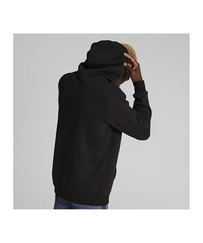 Image of PUMA Mens Essentials No. 1 Logo Hoodie Casual Outerwear Casual - Black