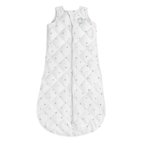Image of DREAMLAND BABY Weighted Sleep Sack, Ages 0-36 Months. 100% Cotton, Evenly Distributed Weight from Shoulders to Toes