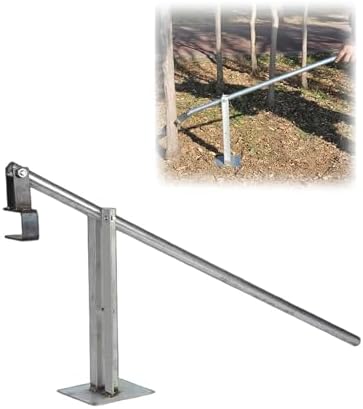 Heavy Duty Adjustable Post Puller for 2-5 Inch Posts, High-Leverage Stake Remover & Wall Uprooter Tool, Perfect for Landscaping & Construction Projects