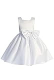 Vestidos para Niñas Elegantes Blanco White Flower Girl Dress Girls Flower Girl Dresses for Wedding Toddler Size 8 Kids Niña bestidos boda Little ninas Special Occasions Flowers Big