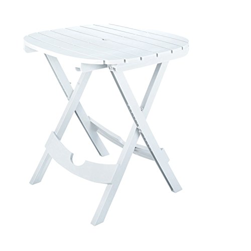 Adams Manufacturing 8550-48-3700 Quik-Fold® Cafe Table, White
