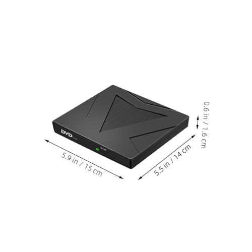 Angoily External Drive External Hard Drive Portable Discs External Floppy Disk Drive Drive Player Portable Drives Flash Drive External Drive for Laptop Reader Black - Image 3