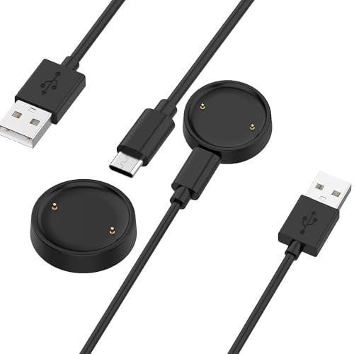 Compatible with Amazfit Active 2 Charger/Amazfit BIP 6 Charging, 3.3FT/100cm USB Charging Dock Cable Cord Replacement Smartwatch for Amazfit Active2 (A2437)