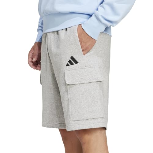 adidas Men's Essentials Feel Cozy Fleece 10-Inch Cargo Shorts4